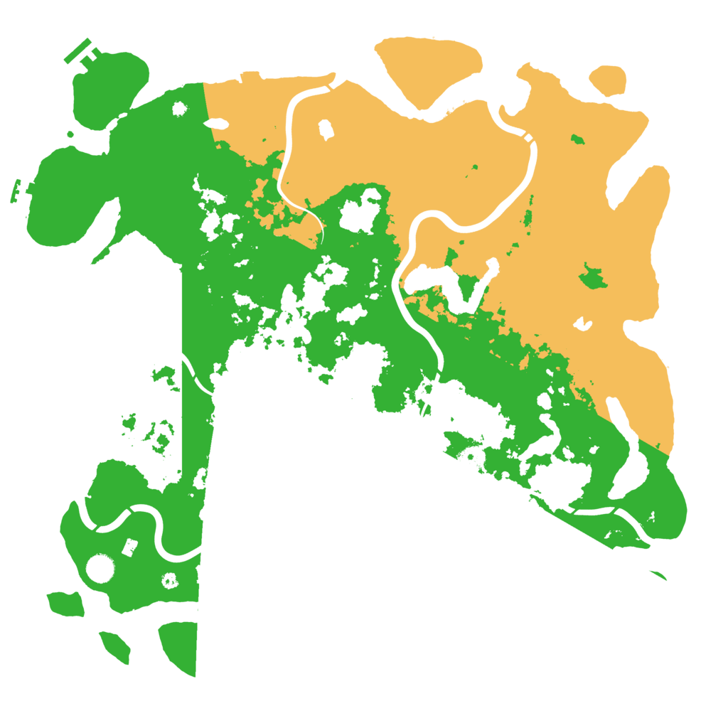 Biome Rust Map: Procedural Map, Size: 4500, Seed: 84026