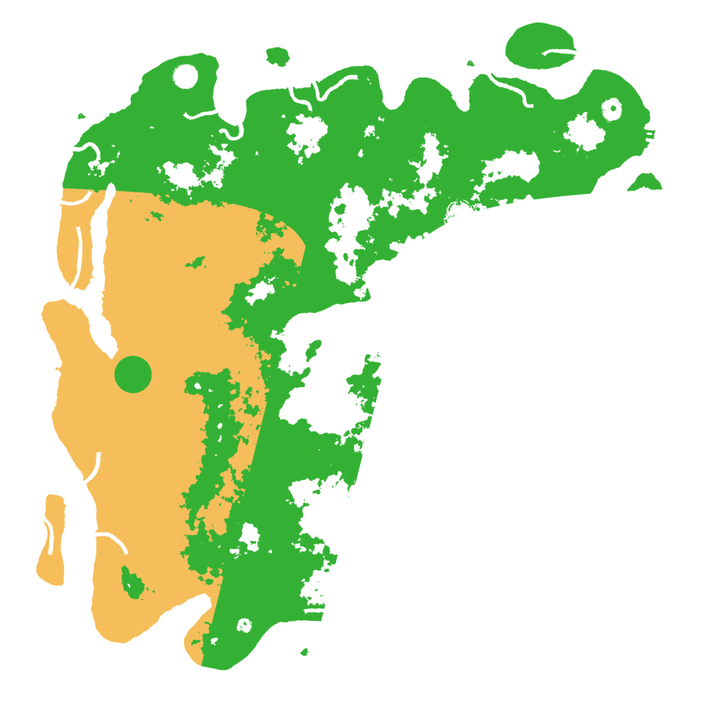 Biome Rust Map: Procedural Map, Size: 5000, Seed: 296855200