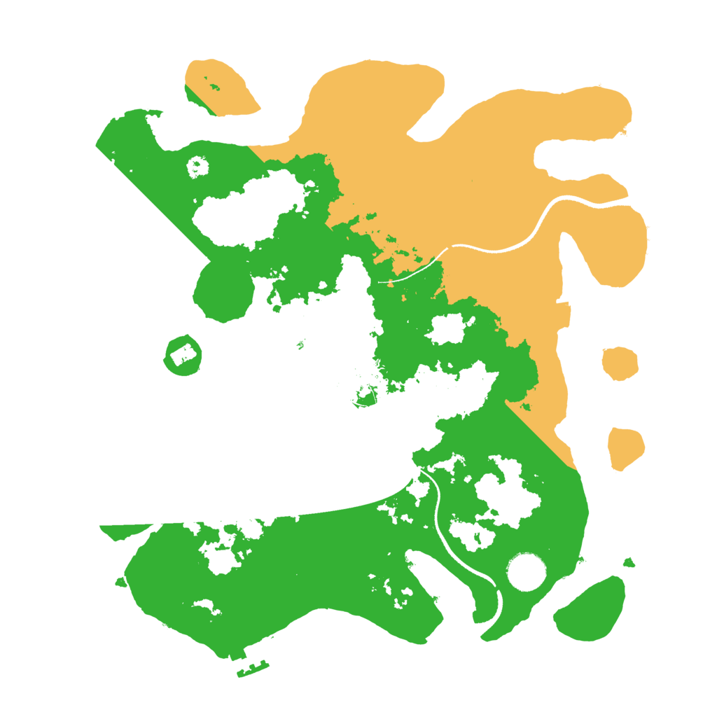 Biome Rust Map: Procedural Map, Size: 3300, Seed: 1025049322