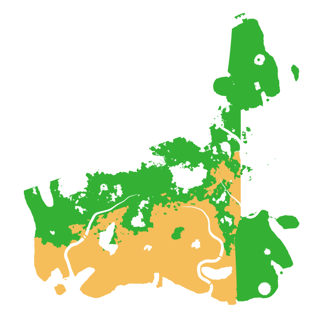 Biome Rust Map: Procedural Map, Size: 4500, Seed: 1228812445