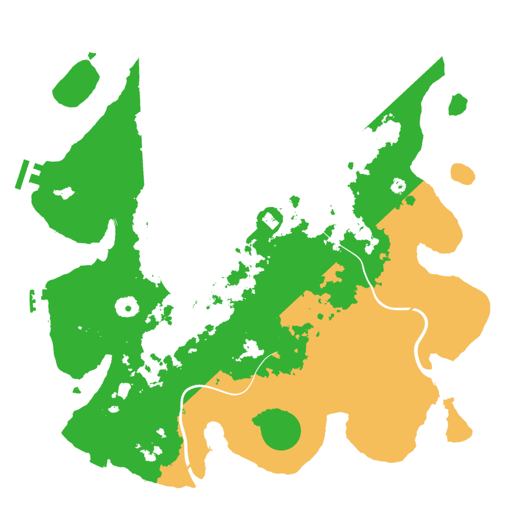 Biome Rust Map: Procedural Map, Size: 3500, Seed: 79037403