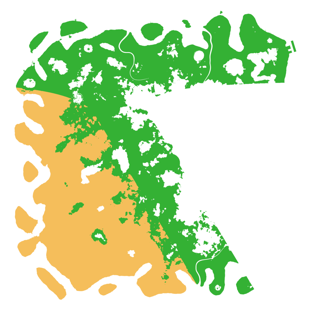 Biome Rust Map: Procedural Map, Size: 5500, Seed: 5740