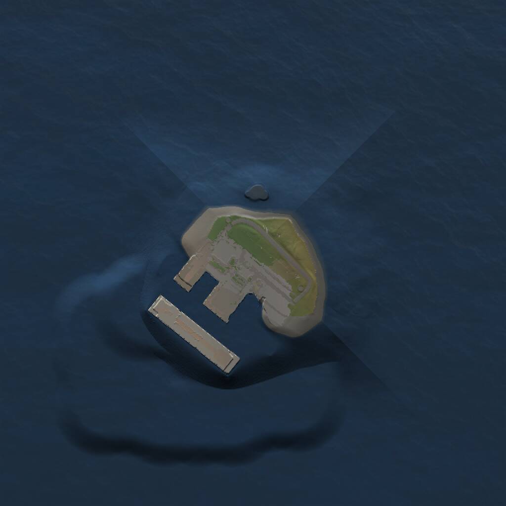 Rust Map: Procedural Map, Size: 1000, Seed: 1849662744, 2 Monuments