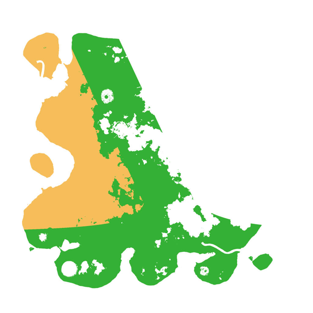 Biome Rust Map: Procedural Map, Size: 3500, Seed: 1995580707