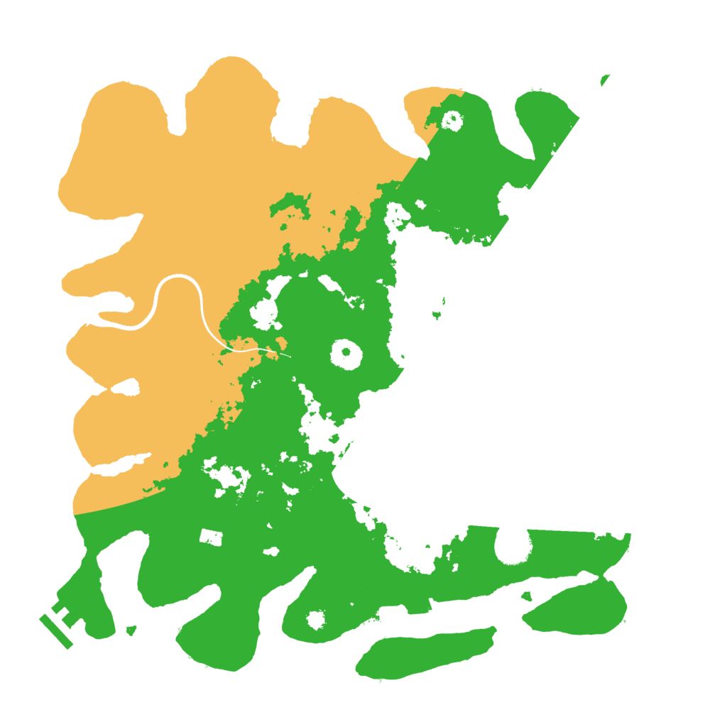Biome Rust Map: Procedural Map, Size: 3500, Seed: 51084086