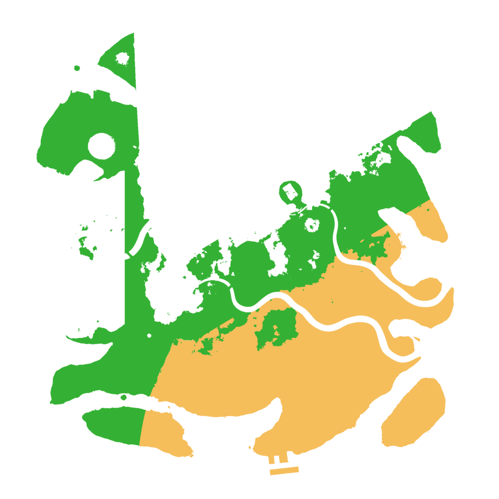 Biome Rust Map: Procedural Map, Size: 3500, Seed: 2685705