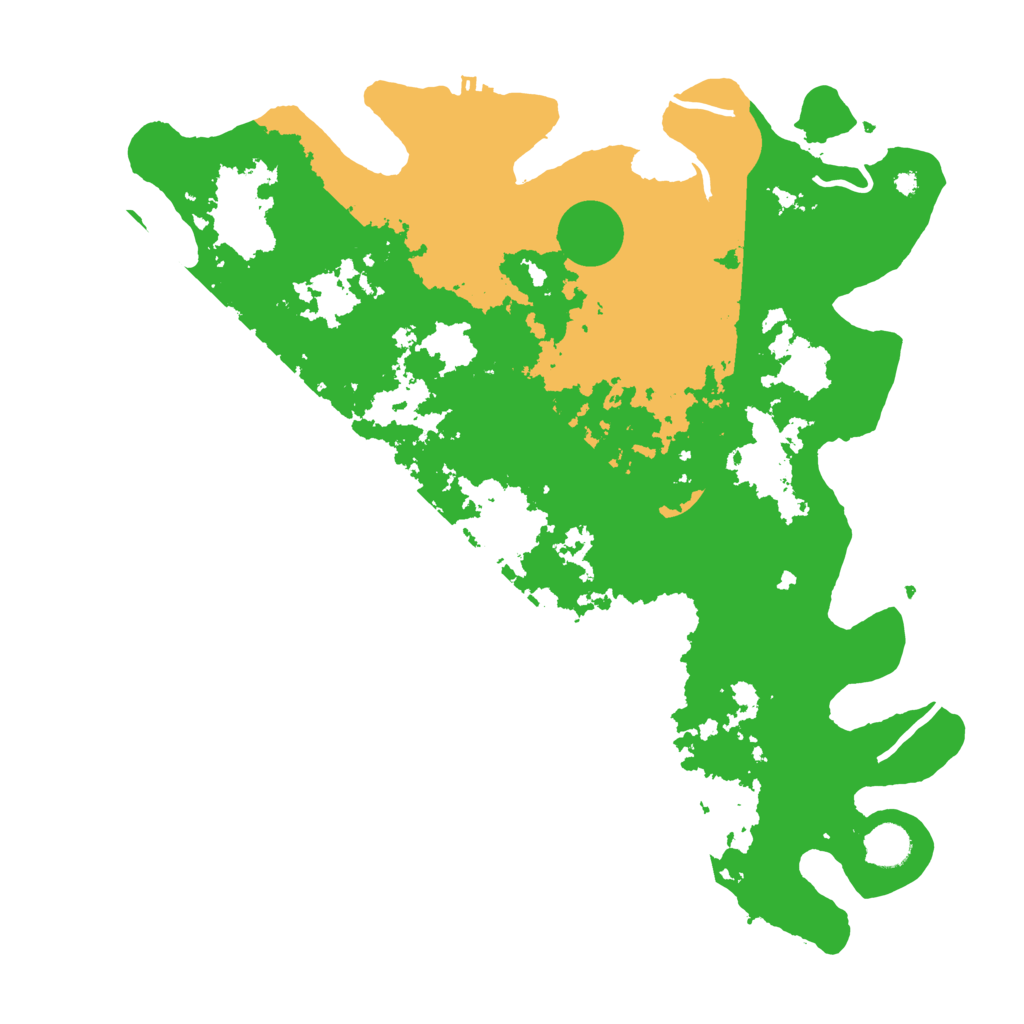 Biome Rust Map: Procedural Map, Size: 4100, Seed: 8888