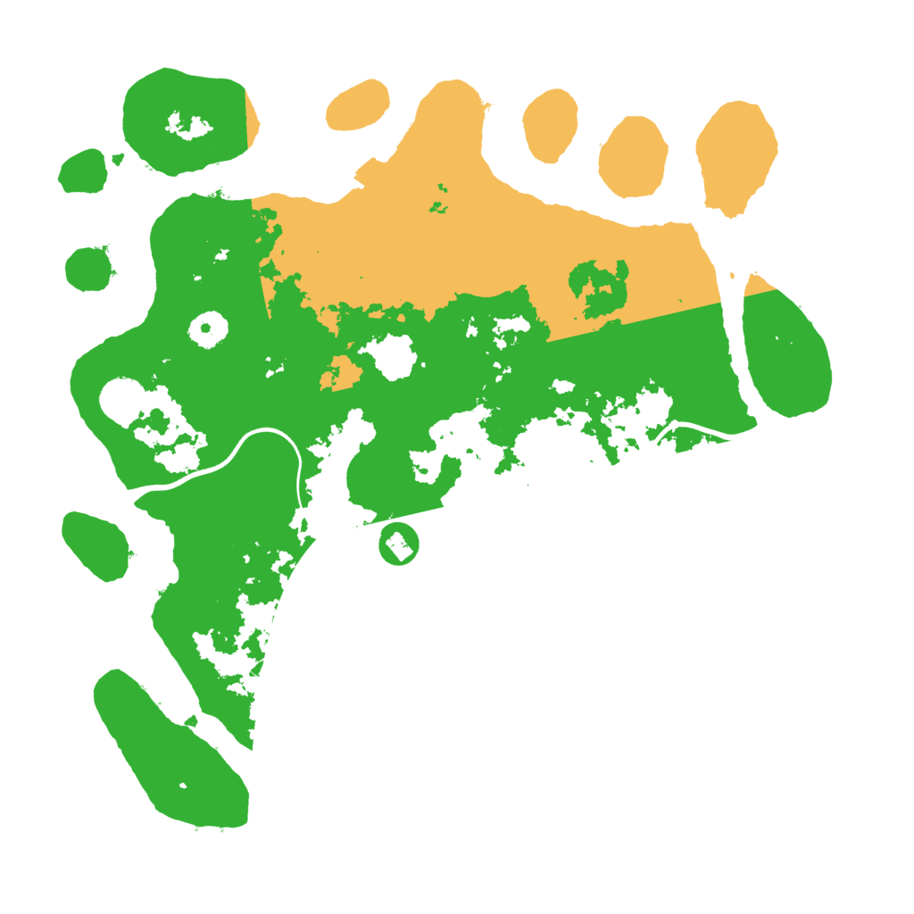 Biome Rust Map: Procedural Map, Size: 3700, Seed: 1784716929