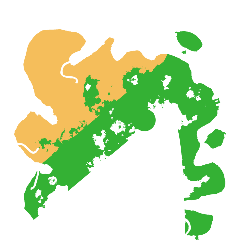 Biome Rust Map: Procedural Map, Size: 3000, Seed: 29983043