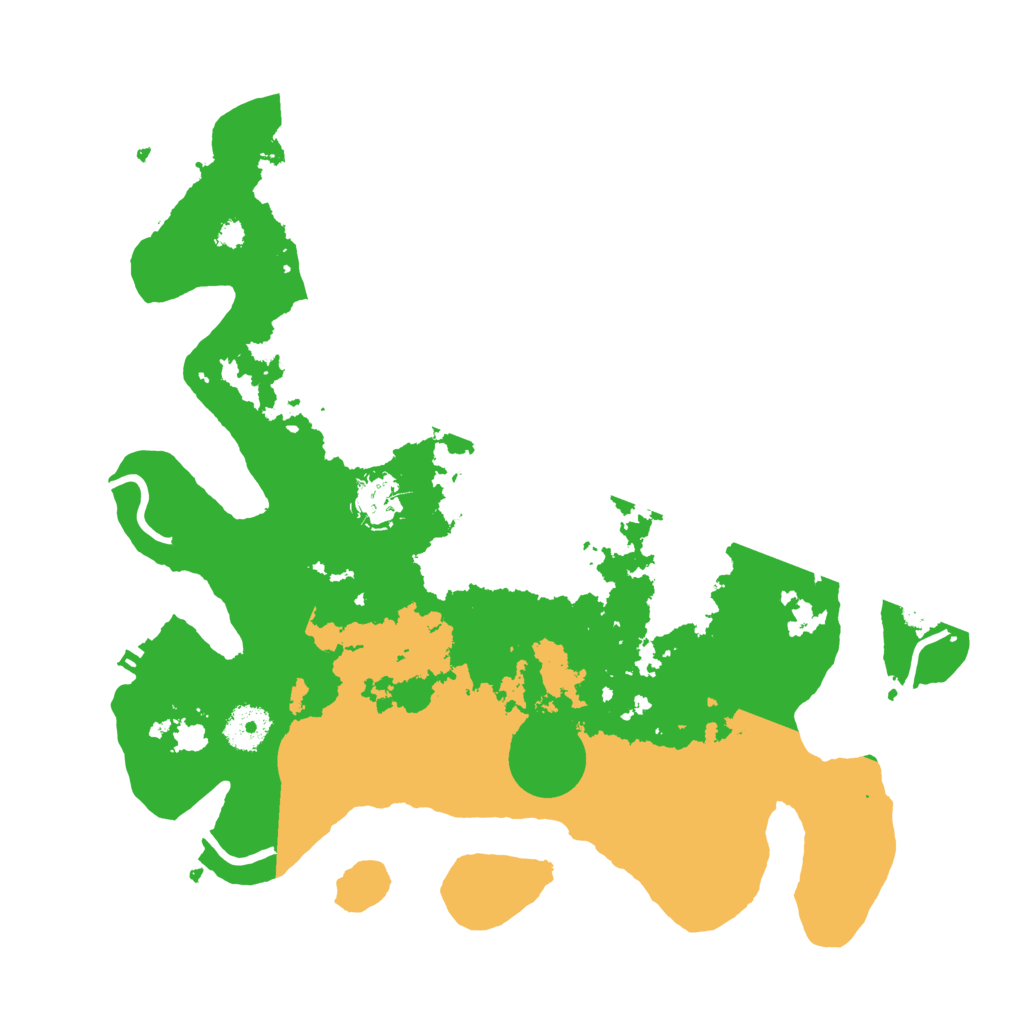 Biome Rust Map: Procedural Map, Size: 3500, Seed: 875