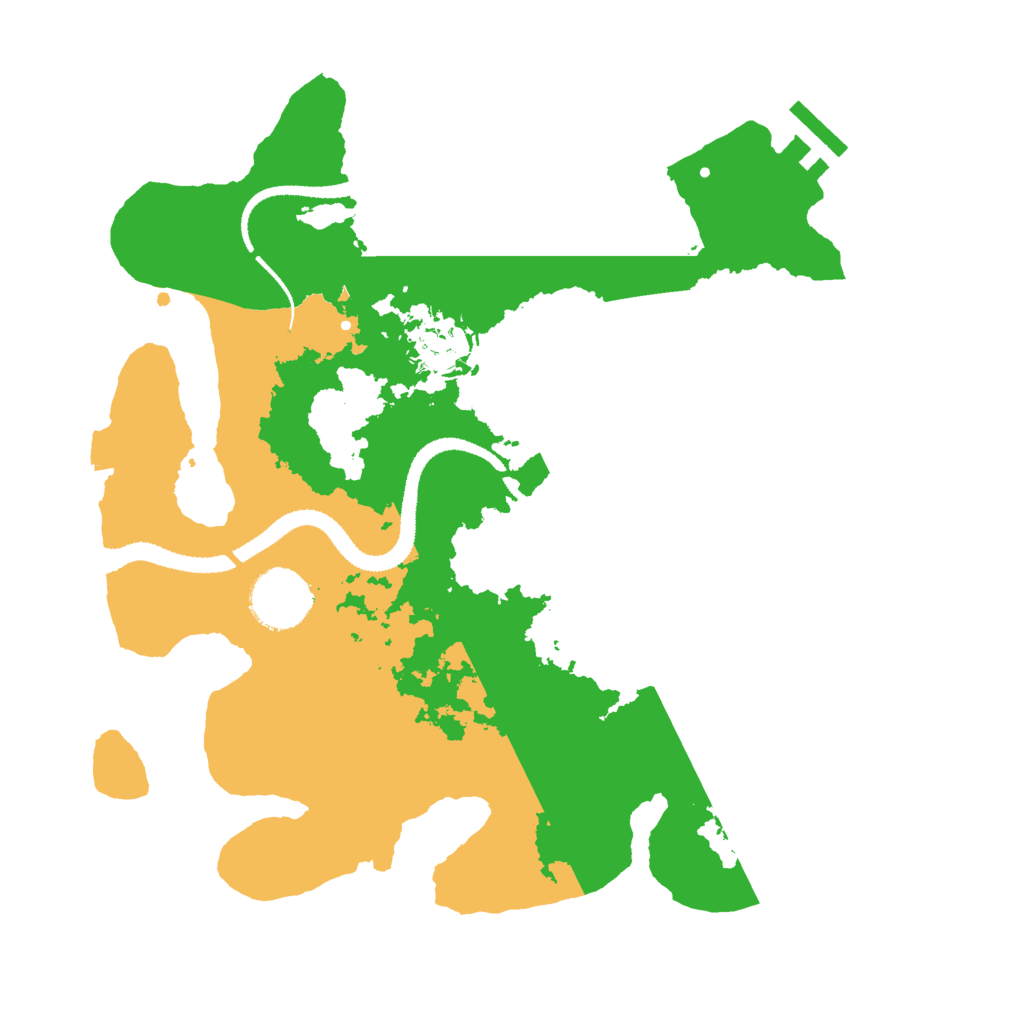 Biome Rust Map: Procedural Map, Size: 3000, Seed: 1235
