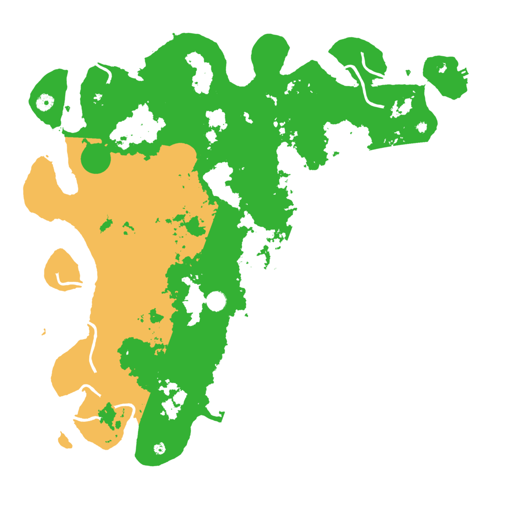 Biome Rust Map: Procedural Map, Size: 4500, Seed: 4445556