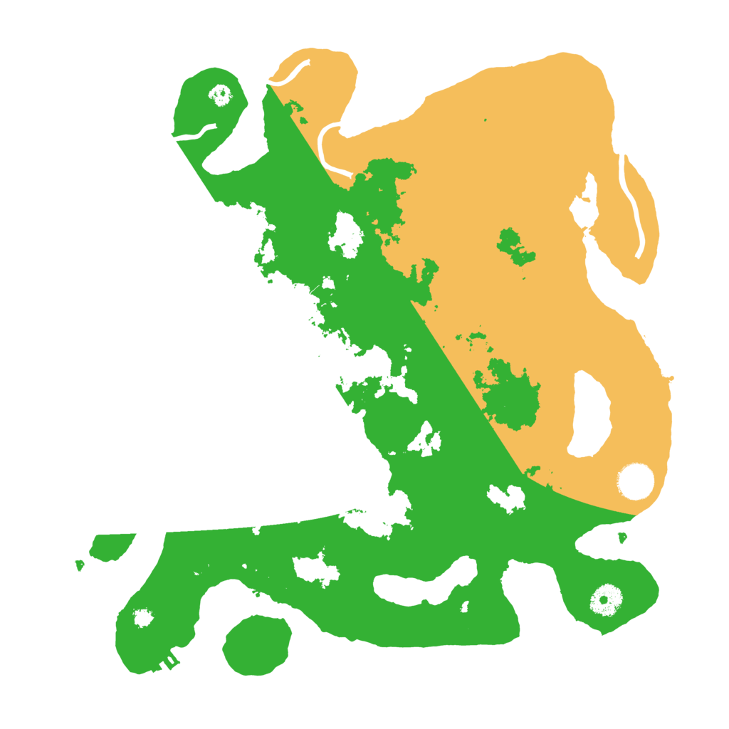 Biome Rust Map: Procedural Map, Size: 3500, Seed: 48620448