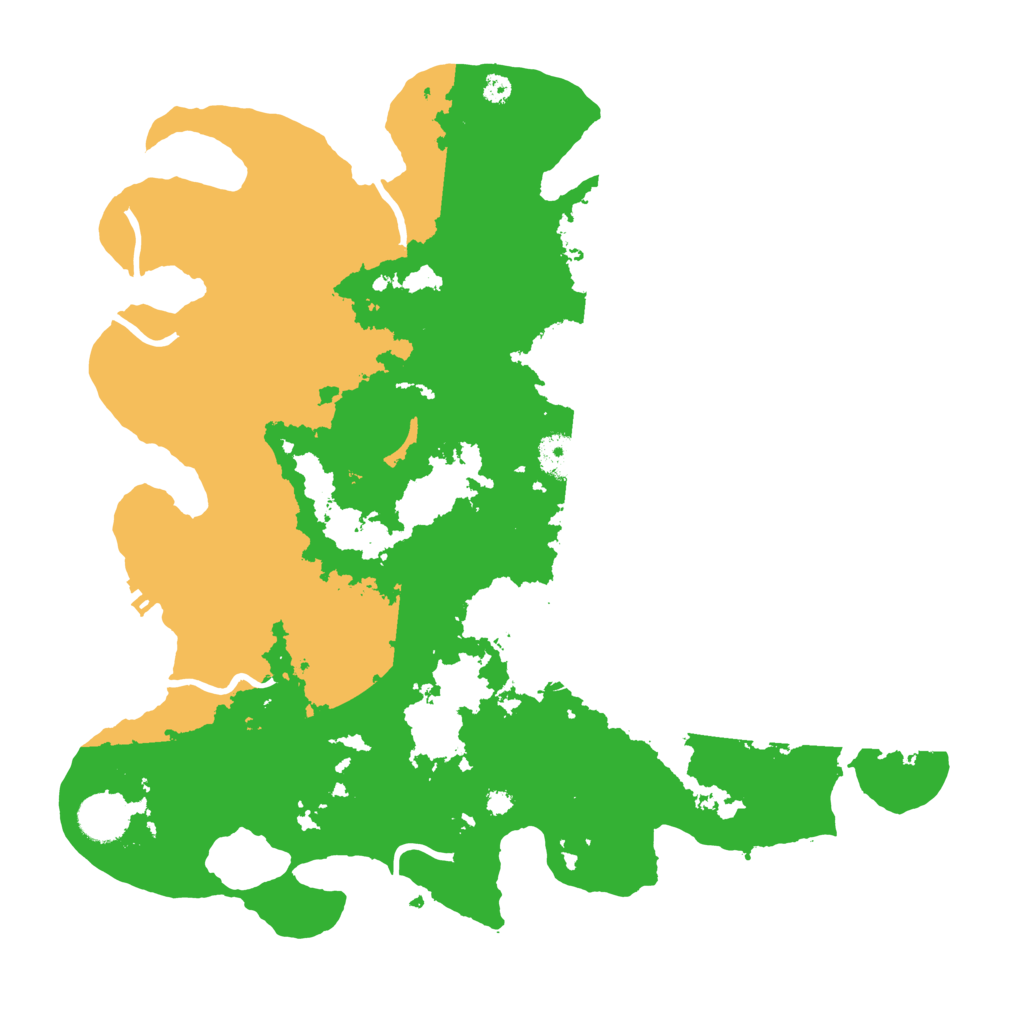 Biome Rust Map: Procedural Map, Size: 3700, Seed: 65487322