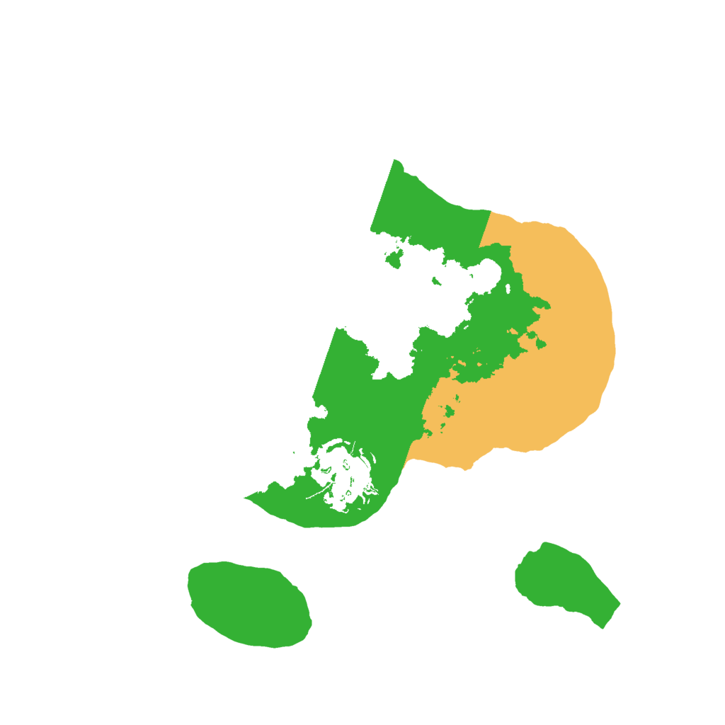 Biome Rust Map: Barren, Size: 2000, Seed: 520