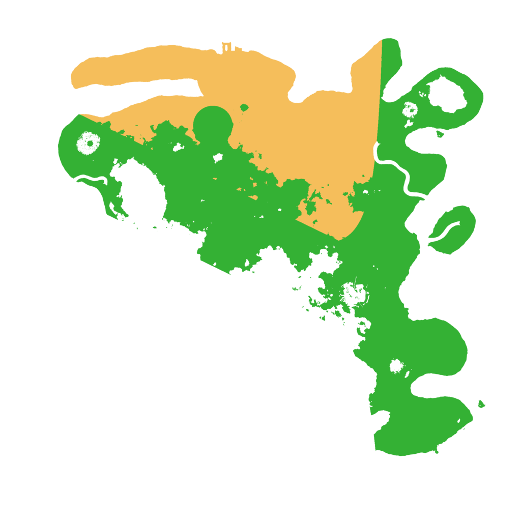 Biome Rust Map: Procedural Map, Size: 3500, Seed: 589786474