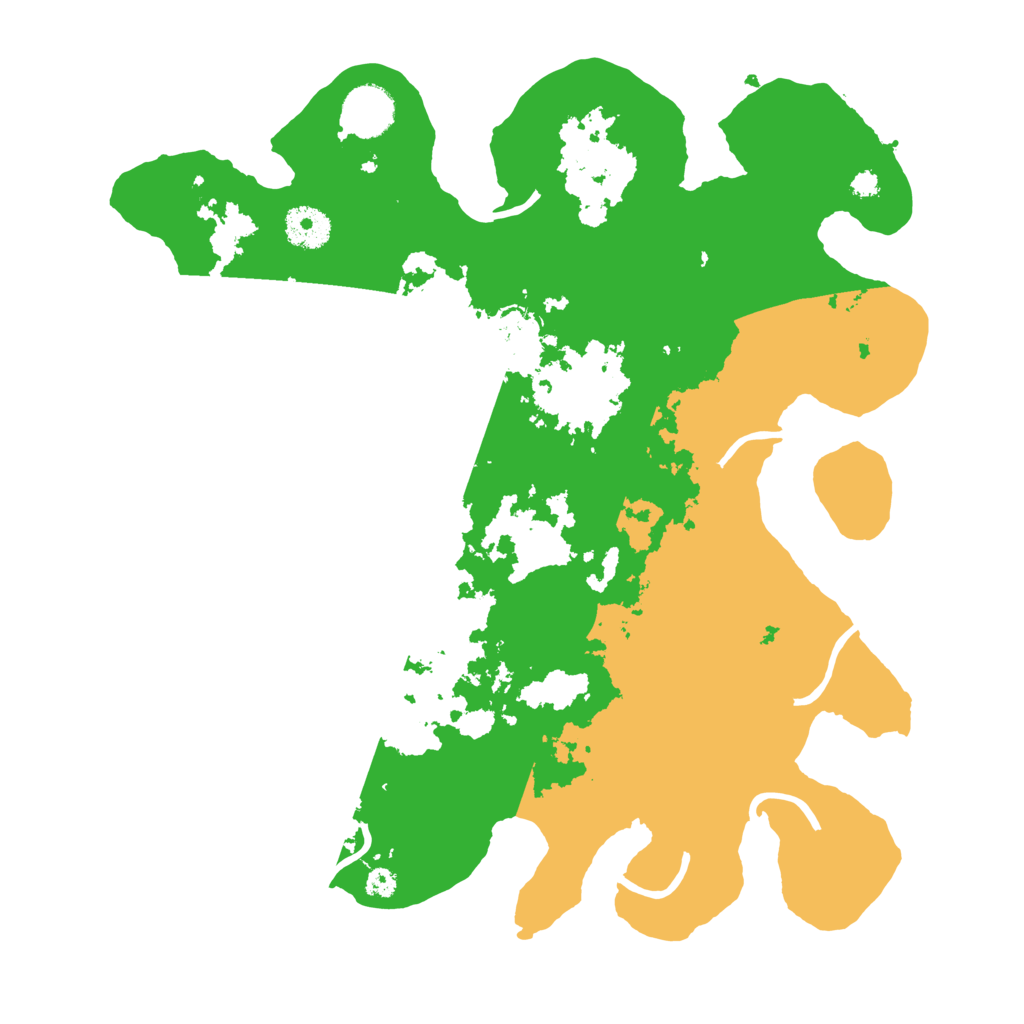 Biome Rust Map: Procedural Map, Size: 3500, Seed: 13213412