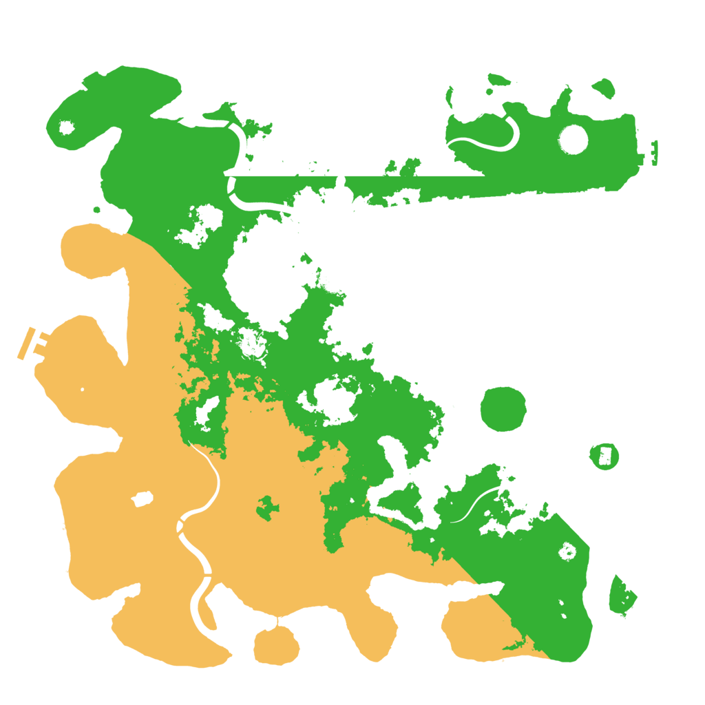 Biome Rust Map: Procedural Map, Size: 4250, Seed: 518801433
