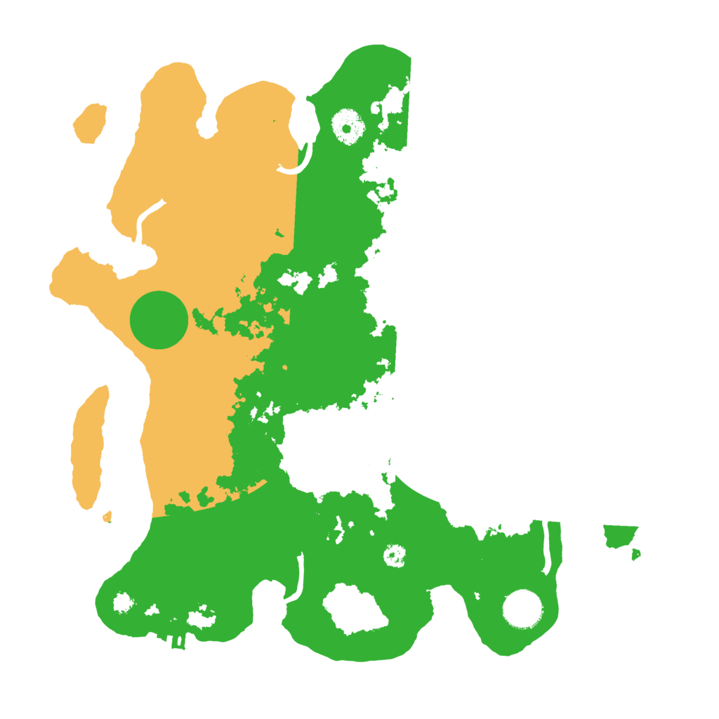 Biome Rust Map: Procedural Map, Size: 3250, Seed: 58503221