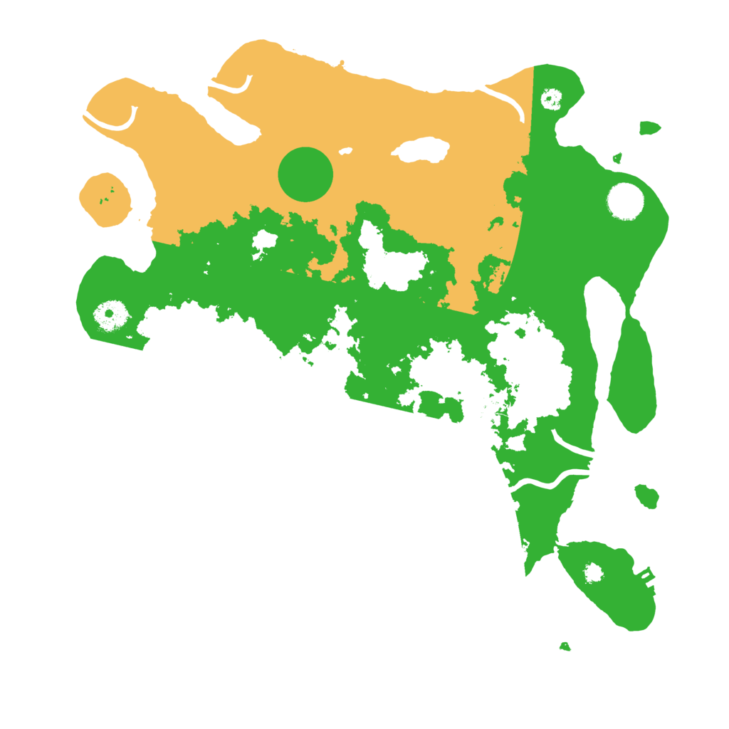 Biome Rust Map: Procedural Map, Size: 3500, Seed: 14849533