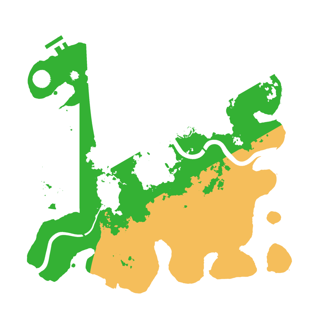 Biome Rust Map: Procedural Map, Size: 3250, Seed: 88676553