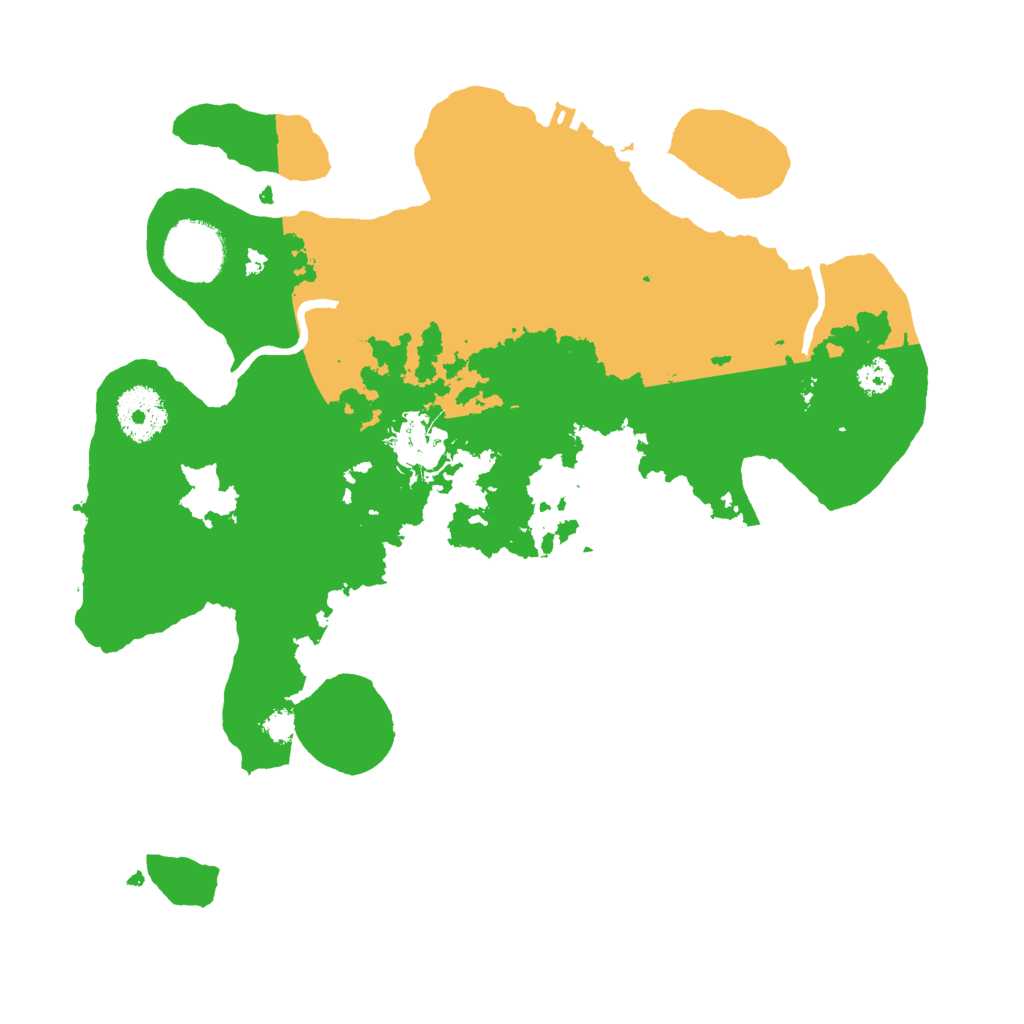 Biome Rust Map: Procedural Map, Size: 3000, Seed: 2040006081