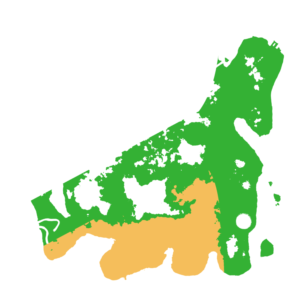 Biome Rust Map: Procedural Map, Size: 3500, Seed: 77683260