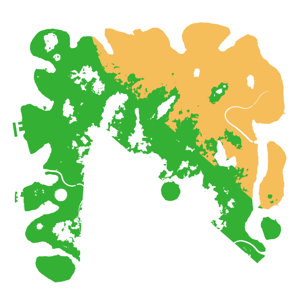 Biome Rust Map: Procedural Map, Size: 4250, Seed: 272864064