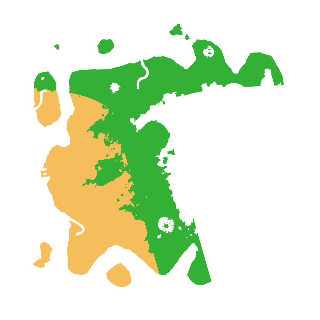 Biome Rust Map: Procedural Map, Size: 3000, Seed: 1247939900