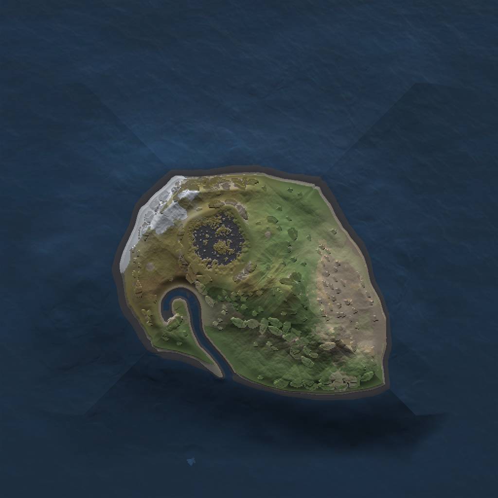 Rust Map: Procedural Map, Size: 1000, Seed: 627553310, 3 Monuments