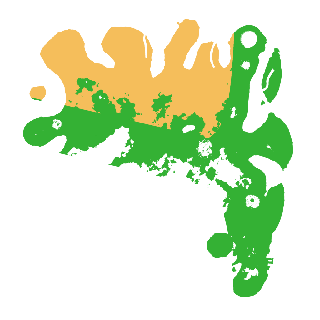 Biome Rust Map: Procedural Map, Size: 3500, Seed: 1746988980