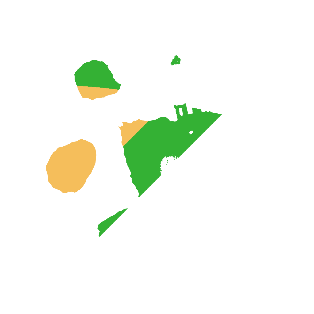 Biome Rust Map: Procedural Map, Size: 1600, Seed: 445