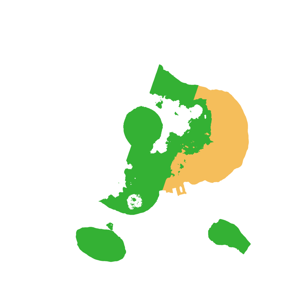 Biome Rust Map: Procedural Map, Size: 2000, Seed: 520