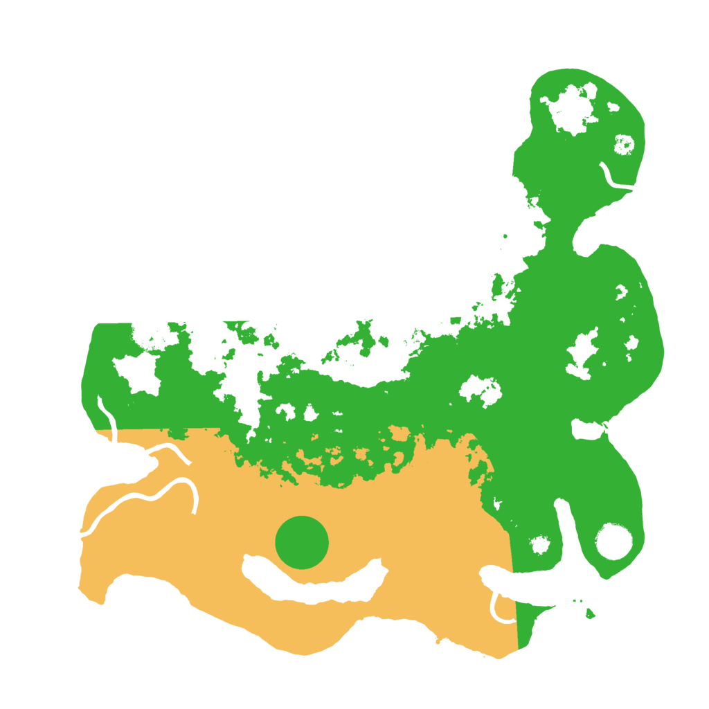 Biome Rust Map: Procedural Map, Size: 3500, Seed: 880936936