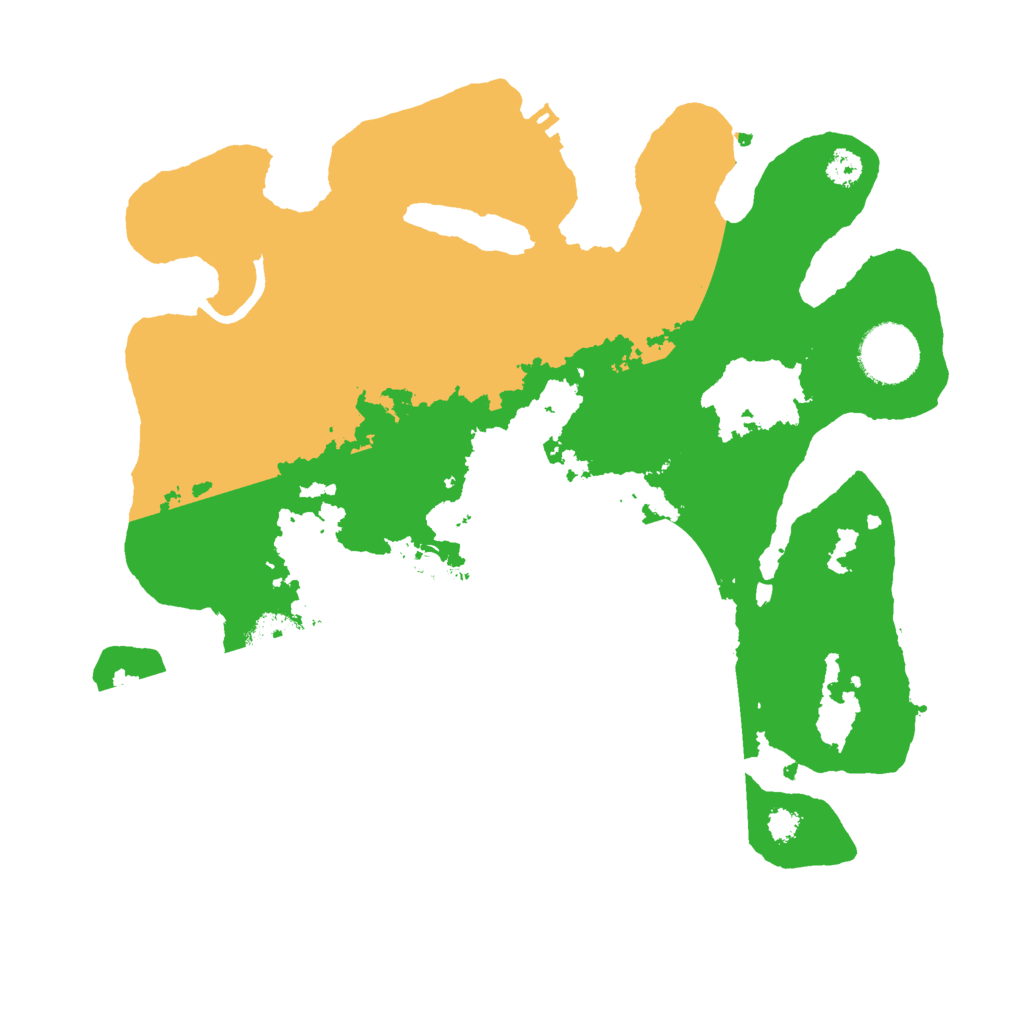 Biome Rust Map: Procedural Map, Size: 3000, Seed: 1260269239