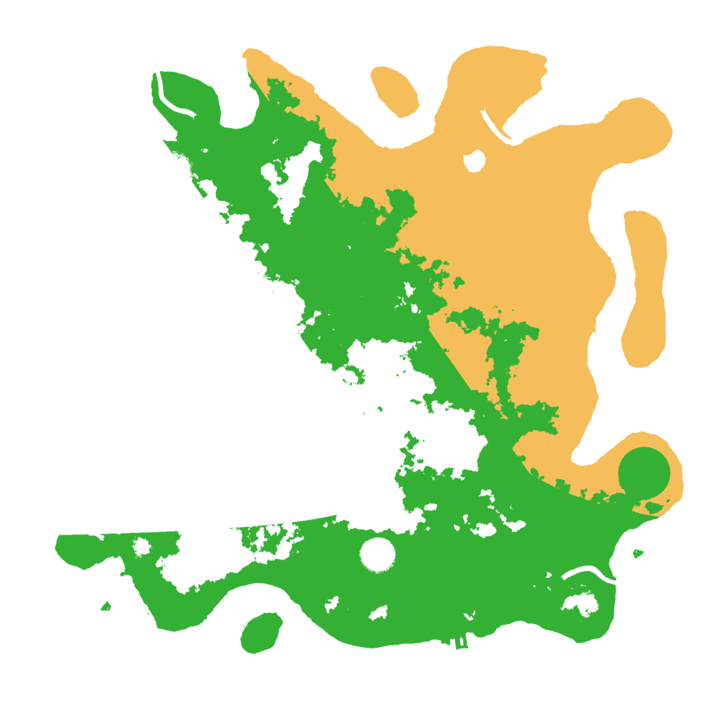 Biome Rust Map: Procedural Map, Size: 3700, Seed: 43658241