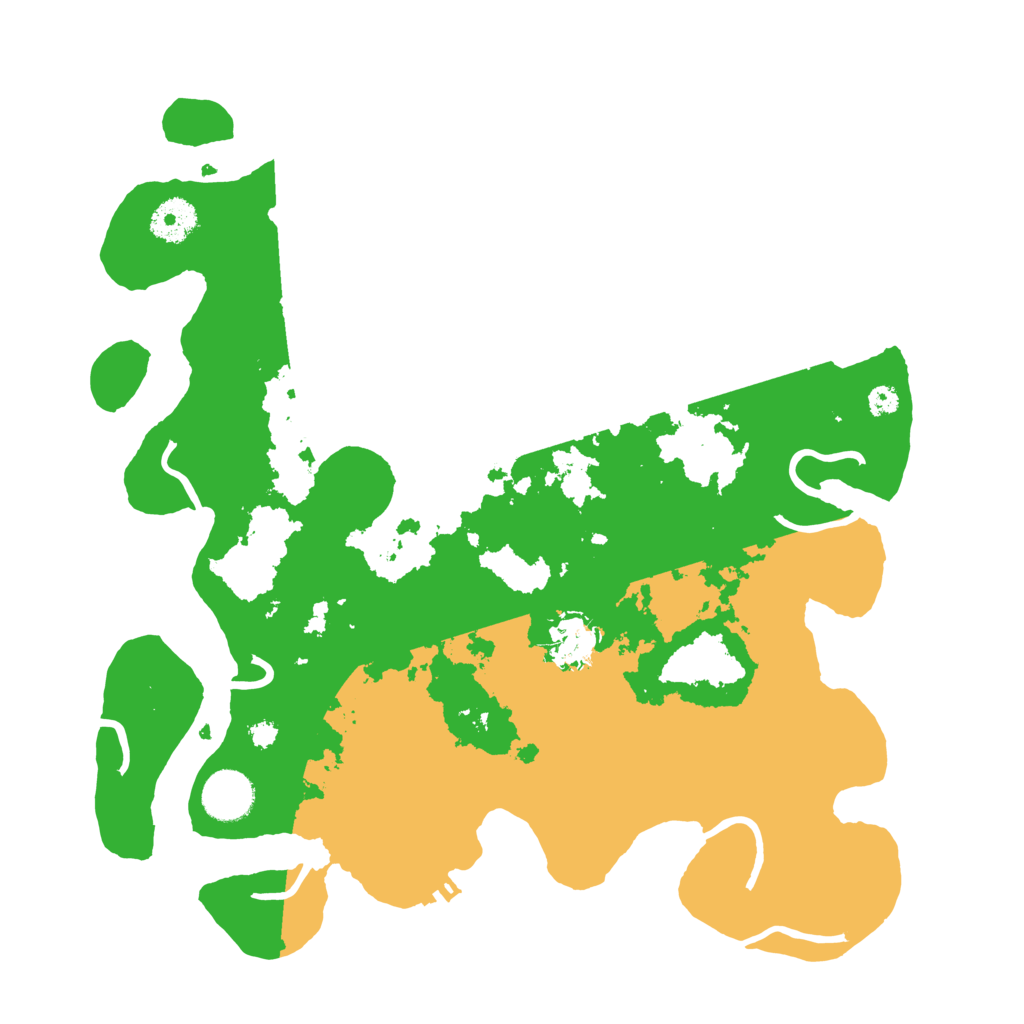 Biome Rust Map: Procedural Map, Size: 3500, Seed: 666666