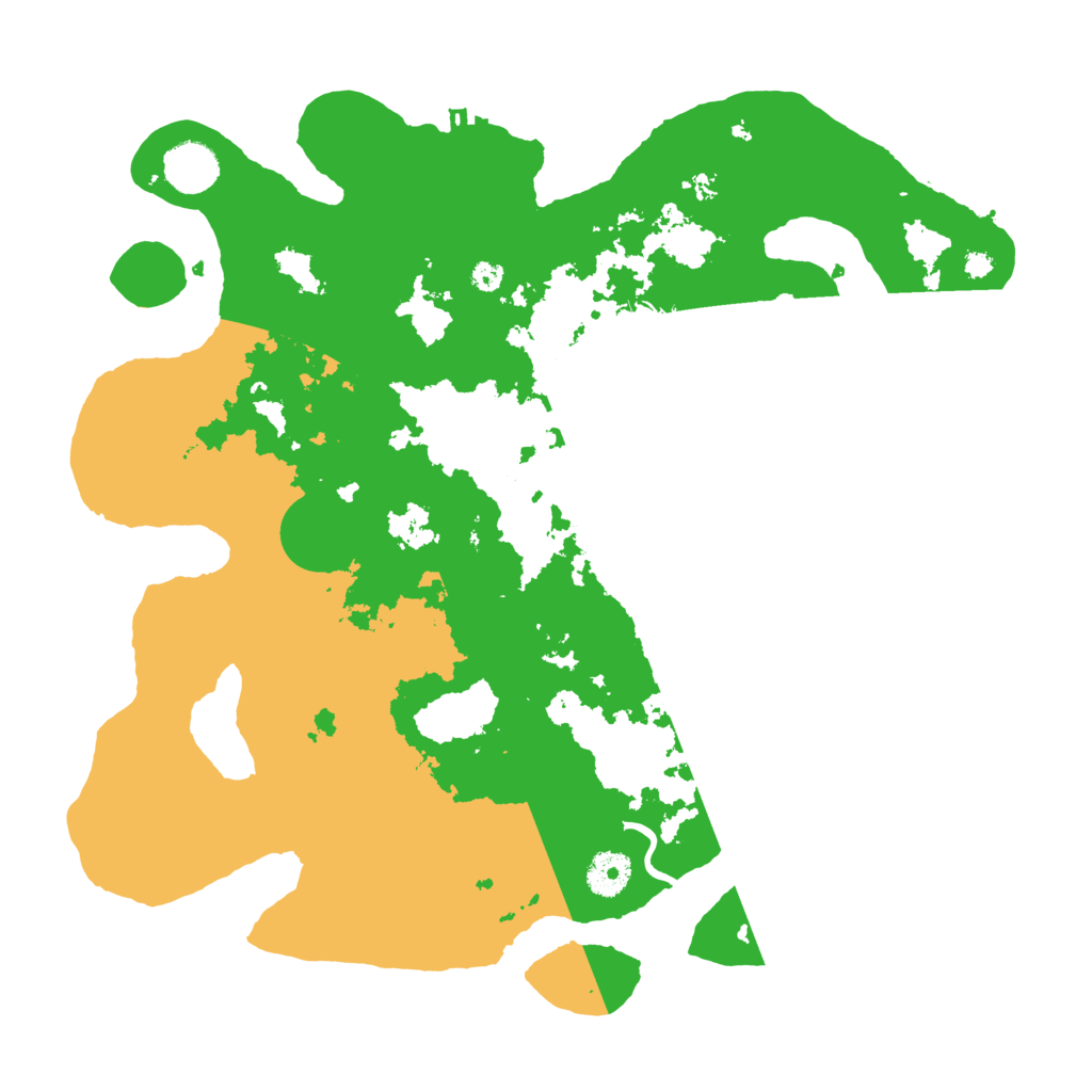 Biome Rust Map: Procedural Map, Size: 3700, Seed: 43678949