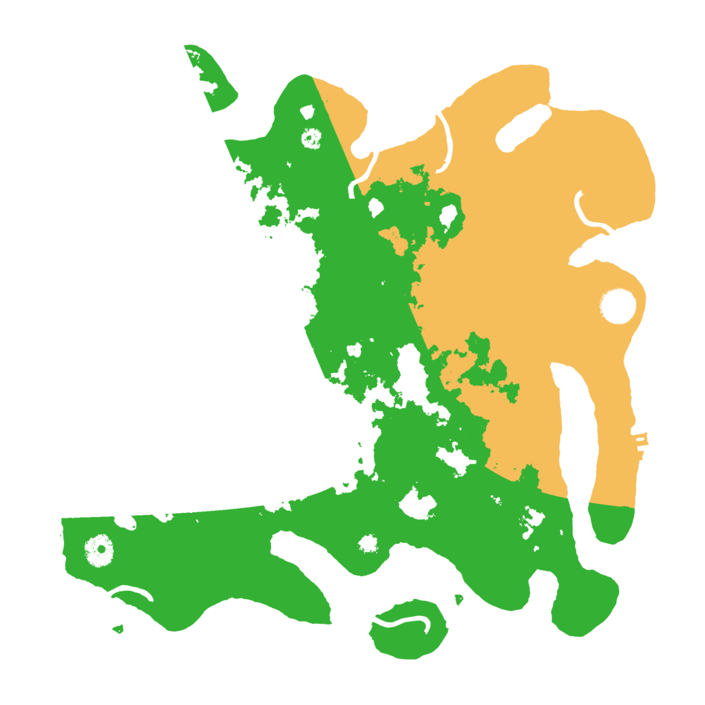 Biome Rust Map: Procedural Map, Size: 3500, Seed: 1886442687