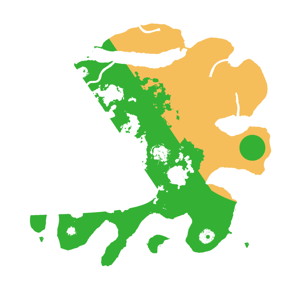 Biome Rust Map: Procedural Map, Size: 3000, Seed: 1245115376