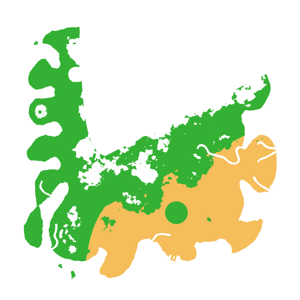 Biome Rust Map: Procedural Map, Size: 3500, Seed: 815096410