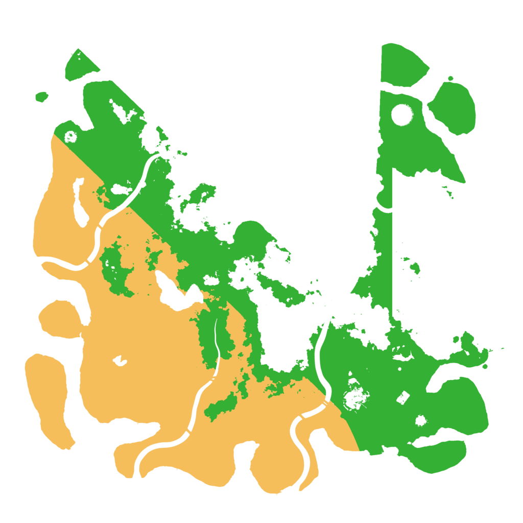 Biome Rust Map: Procedural Map, Size: 4300, Seed: 459848
