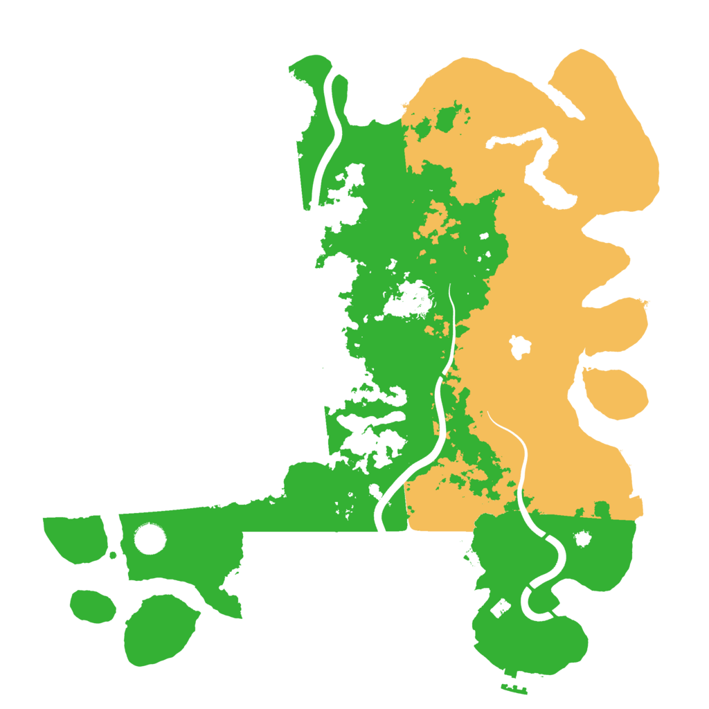 Biome Rust Map: Procedural Map, Size: 4000, Seed: 58981916