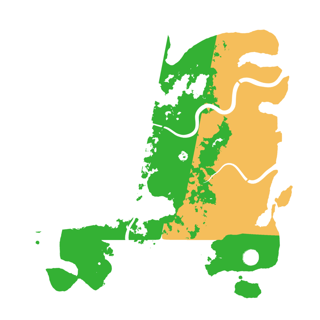 Biome Rust Map: Procedural Map, Size: 3500, Seed: 1337148869