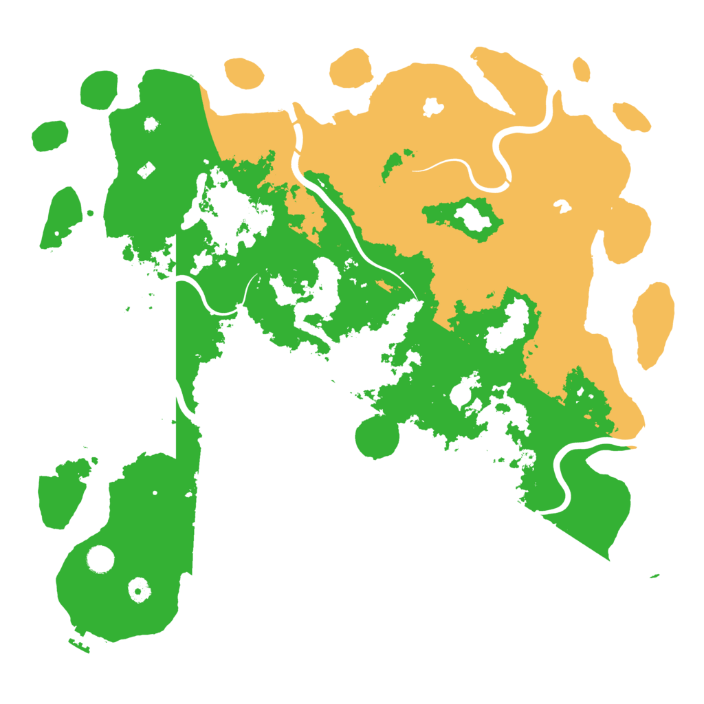 Biome Rust Map: Procedural Map, Size: 4500, Seed: 2085778393