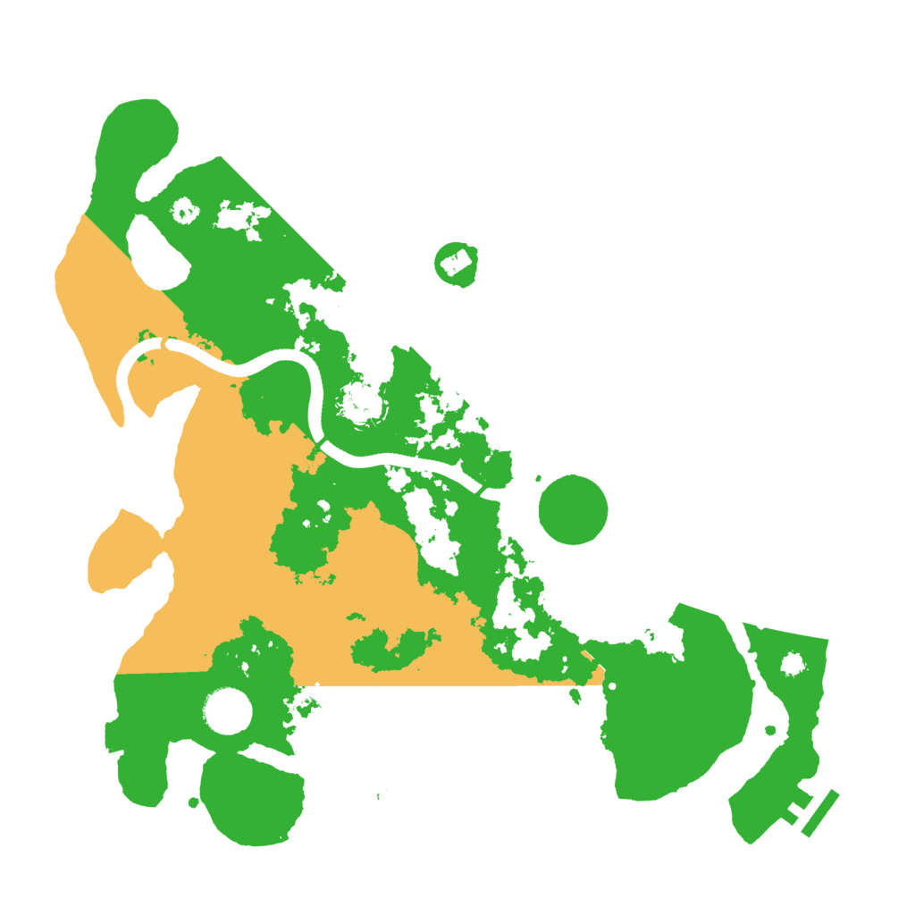 Biome Rust Map: Procedural Map, Size: 3500, Seed: 892138596
