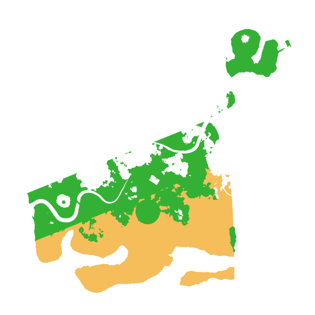 Biome Rust Map: Procedural Map, Size: 3500, Seed: 13213123