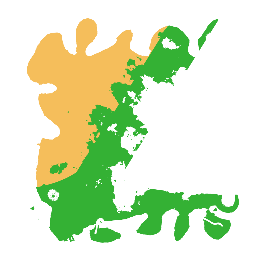 Biome Rust Map: Procedural Map, Size: 3500, Seed: 2133