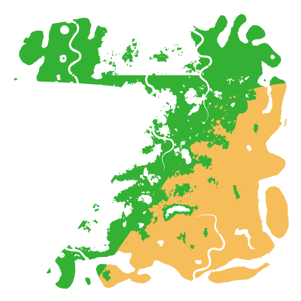 Biome Rust Map: Procedural Map, Size: 6000, Seed: 1620894276