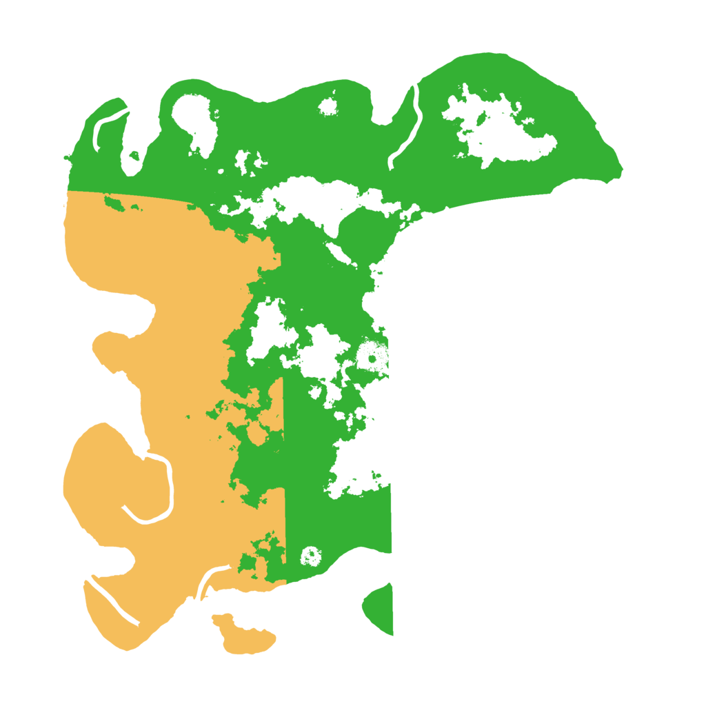 Biome Rust Map: Procedural Map, Size: 3500, Seed: 49722083